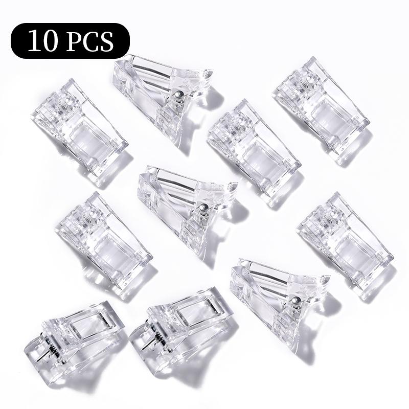 Акриловые зажимы для ногтей, УФ-гель-лак, советы по быстрому наращиванию, зажимы для ногтей, наращивание гель-лака, УФ-лампы, набор инструментов для маникюра и дизайна ногтей