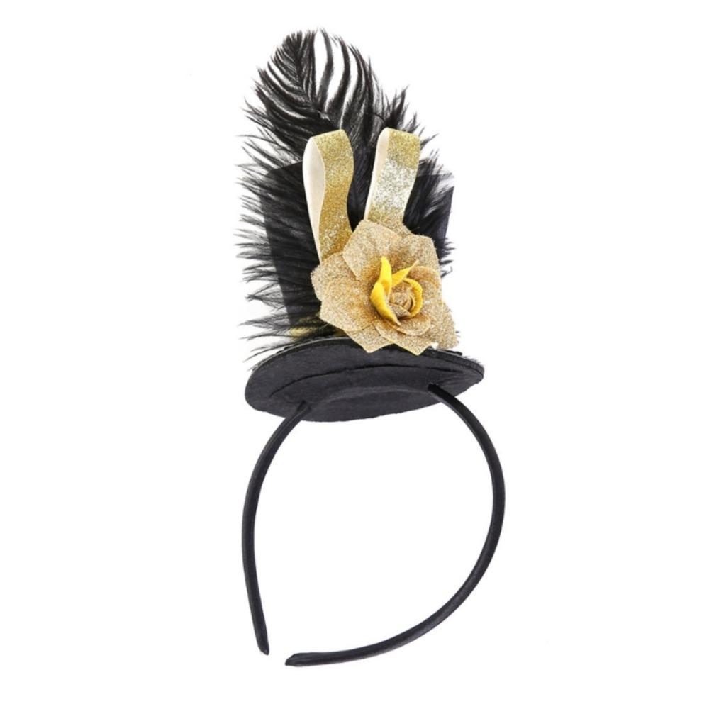Dress Up Carnival Party Headband Vintage Knight Fascinator Top Hat Festival Fancy