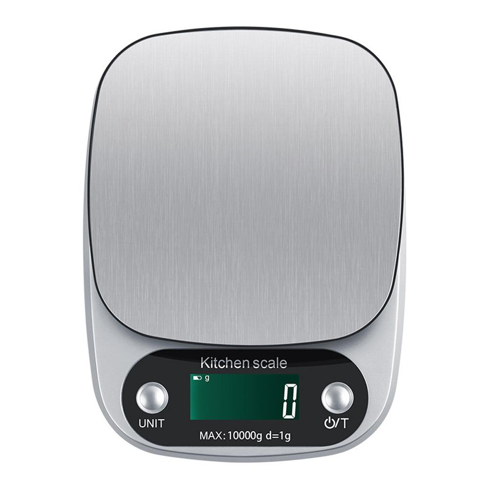 5/10 кг Цифровые кухонные весы Нержавеющая сталь ЖК-дисплей Электронные весы для продуктов Ювелирные изделия Кофе Выпечка Портативный Высококачественный кухонный инструмент