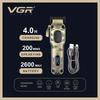 Новая VGR V-027 Универсальная Высококачественная Металлическая Машинка для стрижки волос Салонная Электрическая Мужская Триммер Цифровой Дисплей Масла на Головке Домашняя Электрическая Бритва Бритва