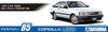 Aoshima Bunka Kyozaisha The Model Car Series Toyota AE85 Corolla Levin 1500SR 1984 Пластиковая модель 1/24 № 85