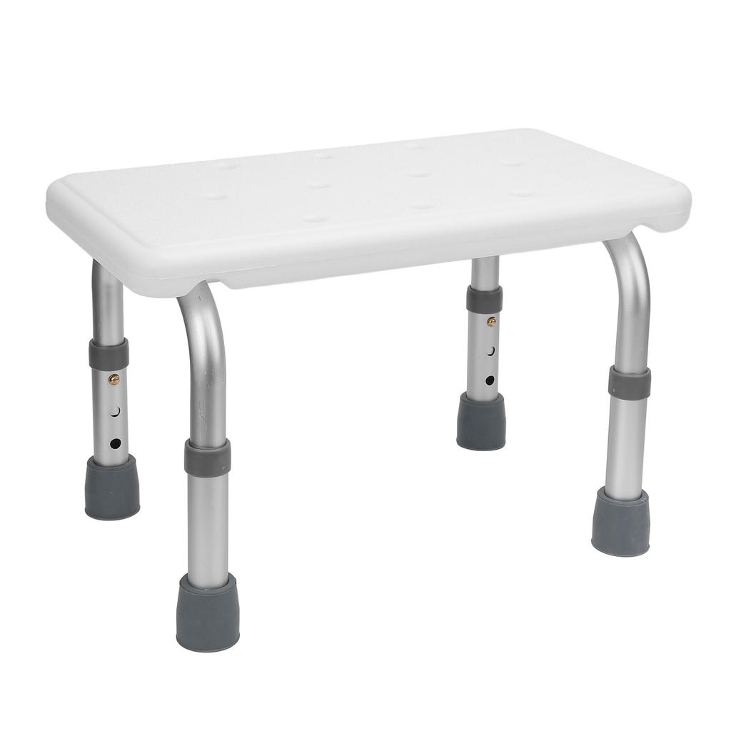 Душевой стул из алюминиевого сплава с противоскользящими дренажными отверстиями, многофункциональный стул для ванной комнаты, табурет для