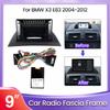 9" Монтажная панель для BMW X3 E83 2004-2012 Приборная панель 2DIN Отделка Автомобильная Android Радио GPS DVD Рамка Фасции Блок Canbus Адаптер Кабель