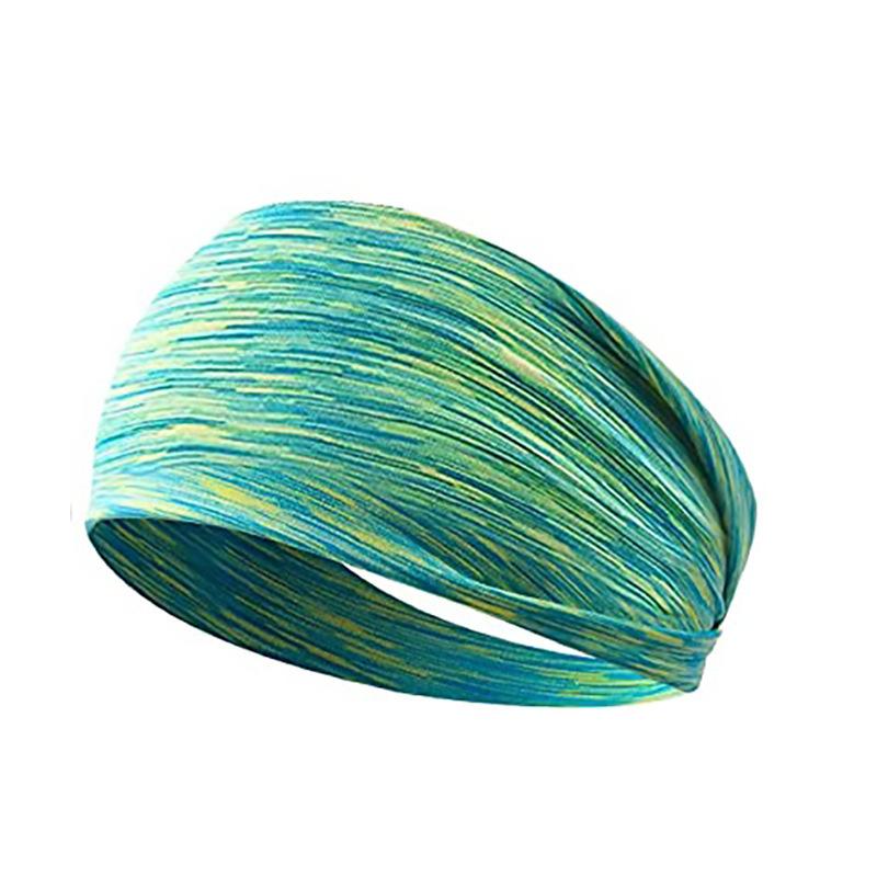 Модная спортивная повязка на голову для йоги, влагопоглощающая, быстросохнущая, впитывающая пот повязка для мужчин и женщин, бег, фитнес, цветная, высокоэластичная повязка на голову