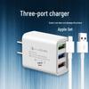 Универсальное USB-зарядное устройство с несколькими портами для быстрой зарядки: Совместимо с устройствами Android, Huawei, Xiaomi, Vivo и Oppo.