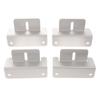 4 Piece Solar Panel Z Type Aluminum Mounting Bracket Holder for Roof RV Boat