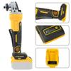 Angle Grinder Brushless Cutter 125mm Lithium Electric Angle Grinder Polishing Machine DIY Power Tool for DEWALT Battery