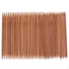 55 Pieces 2.0mm-5.0mm Double Pointed Carbonized Bamboo Knitting Needles Crochet Set