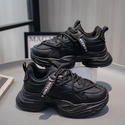 Повседневная универсальная спортивная обувь флисовая теплая повседневная обувь женская обувь зимняя уличная модная обувь для папы чувство дизайна