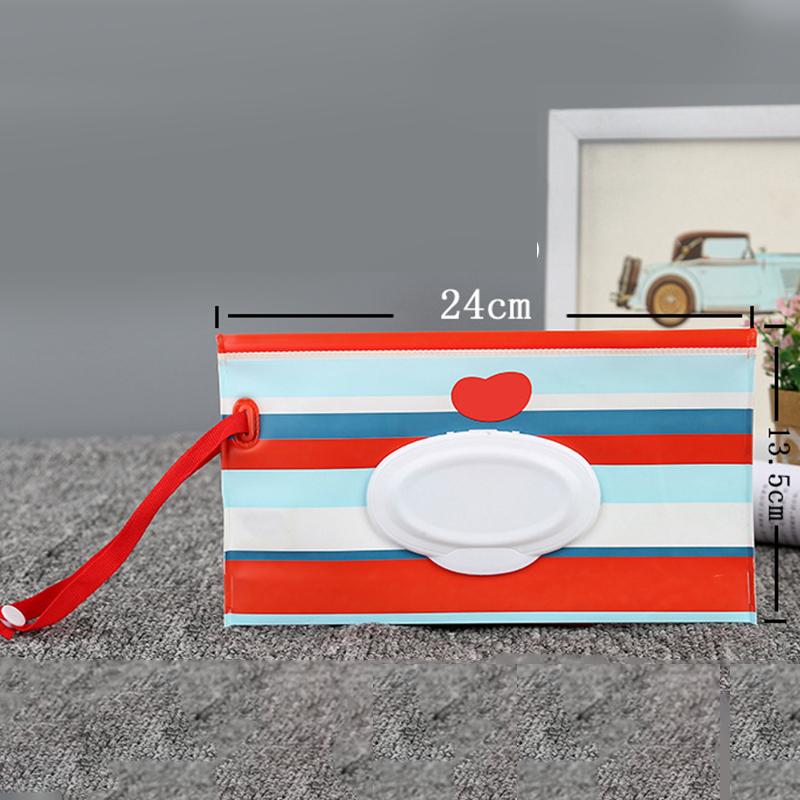 Портативный детский мешок для влажных салфеток, контейнер для салфеток, экологически чистый многоразовый мешок для салфеток