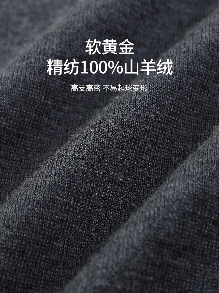 Fine spun 100% cashmere: Early autumn delicate and lightweight cashmere T-shirt for men with polo collar base