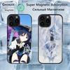 G-Genshin Impact Скарамуш Магнитный Чехол для Телефона Для IPhone 14 16 17 13 12 11 15 Pro Max Plus Для Magsafe Беспроводная Зарядка Чехол