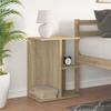 VidaXL Bedside Table Sonoma Oak 46.5x29x61 Cm Engineered Wood, Nightstand, Bed Table, End Table, Cabinet 858654