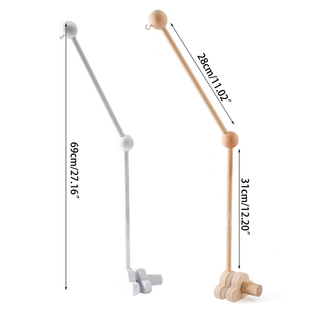 Украшение детской кроватки Мобильная вешалка Деревянная подставка Сборка Кронштейн Детский Мобильный Коготь Рамка Держатель Музыкальный Мобильный Вешалка