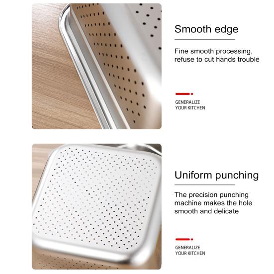 Корзина для хрустящей корзины из нержавеющей стали для OG701, уличный гриль, безопасная посудомоечная машина, жаропрочная 4QT, лоток для фритюрницы большой вместимости