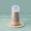 Transparent Automatic for Chicken Dove Parakeet Pigeon Food Box Parrot Water Dispenser Pigeon Feeder Bird Drinking Fountain