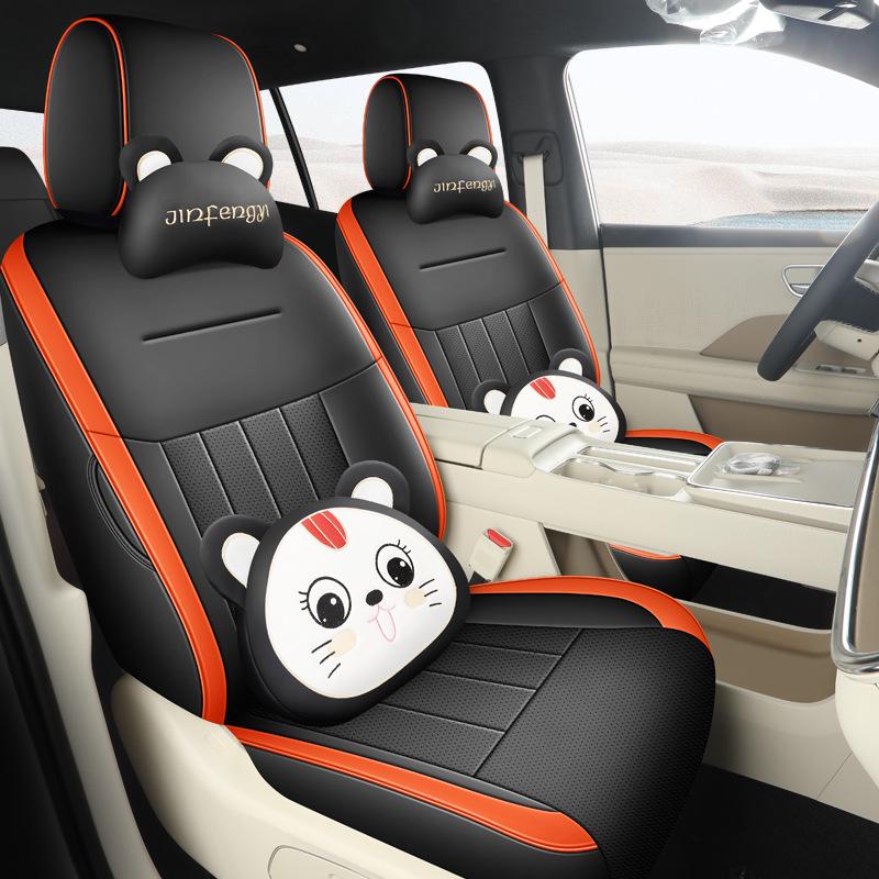 Кожаные чехлы на сиденья автомобиля Toyota BZ3X 2025 года: Модель 610 Max Всесезонные подушки