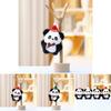 Plush Panda Toy Keychain With Soft Short Plush For Girls Gift Collection