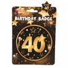 Bristol Novelty 40th Birthday Pin