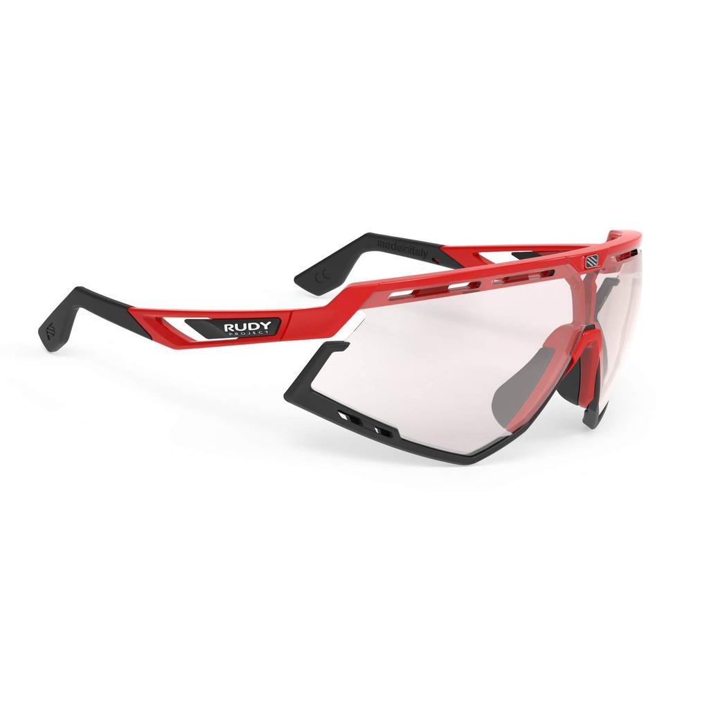 Солнцезащитные очки RUDYPROJECT DEFENDER Sports Fire Red Gloss Impact 2 Photochromic Laser Red, Оправа/Бампер Черный, Линзы X®, SP528945-0000