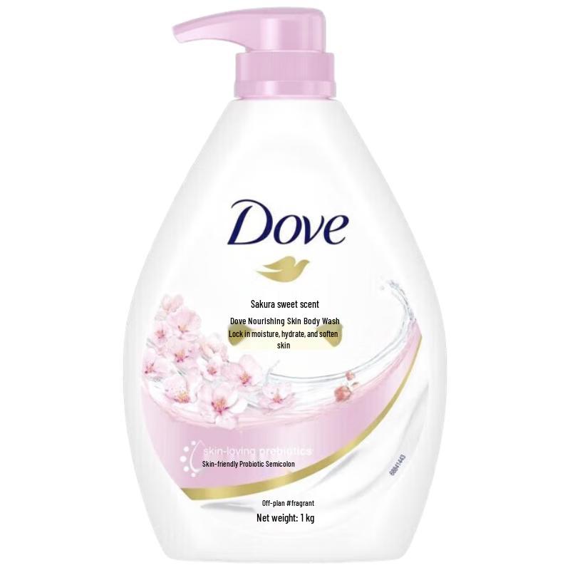 Dove Nourishing & Moisturizing Body Wash, Cherry Blossom Scent