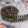 LED Light Garden Fence Micro Landscape Small Fence Fashion Christmas Elf Fence  Garden