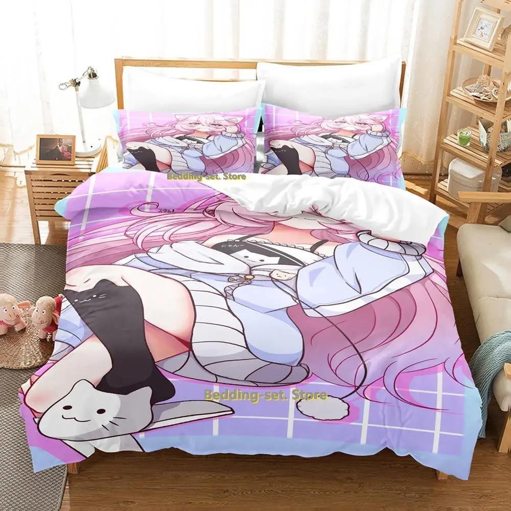 Распродажа Новый комплект постельного белья konsatoshi Single Twin Full Queen King Size Bed Set Aldult Kid Bedroom Duvetcover Sets Anime Bed Kawaii