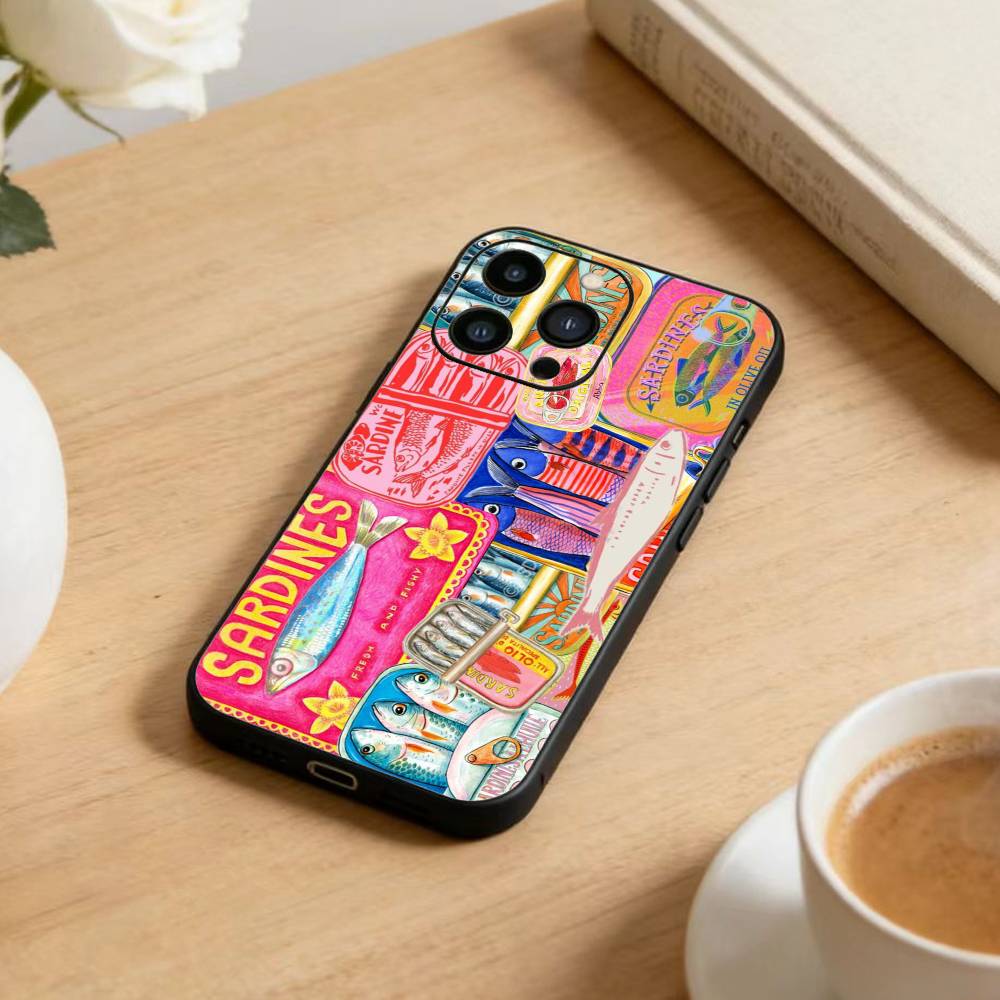 Чехол-коллаж для iPhone 16, 15, 14, 13, 12, 17, Pro Max, Plus, силиконовый, черный