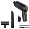 Car Vacuum Cleaner Cordless Pet Hair Extractor Suction Machine Portable Handheld Desktop Cleaner for Household Car Black