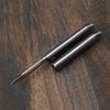 Black Folding Knife Carbon Fiber Handle with 10pcs Replacement Blades Survival Multitool Hand Tool EDC Gadget Keychain Men Gift