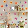 Painted Small Flowers Bedroom Living Room Wardrobe Home Background Beautification Decoration Stickers