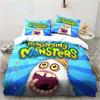 3D Print My Game Singing Monsters Printed Bed Set Duvet Cover Pillowcase Bedding Set Bed Linen Sheet Quilt Cover Queen King Size