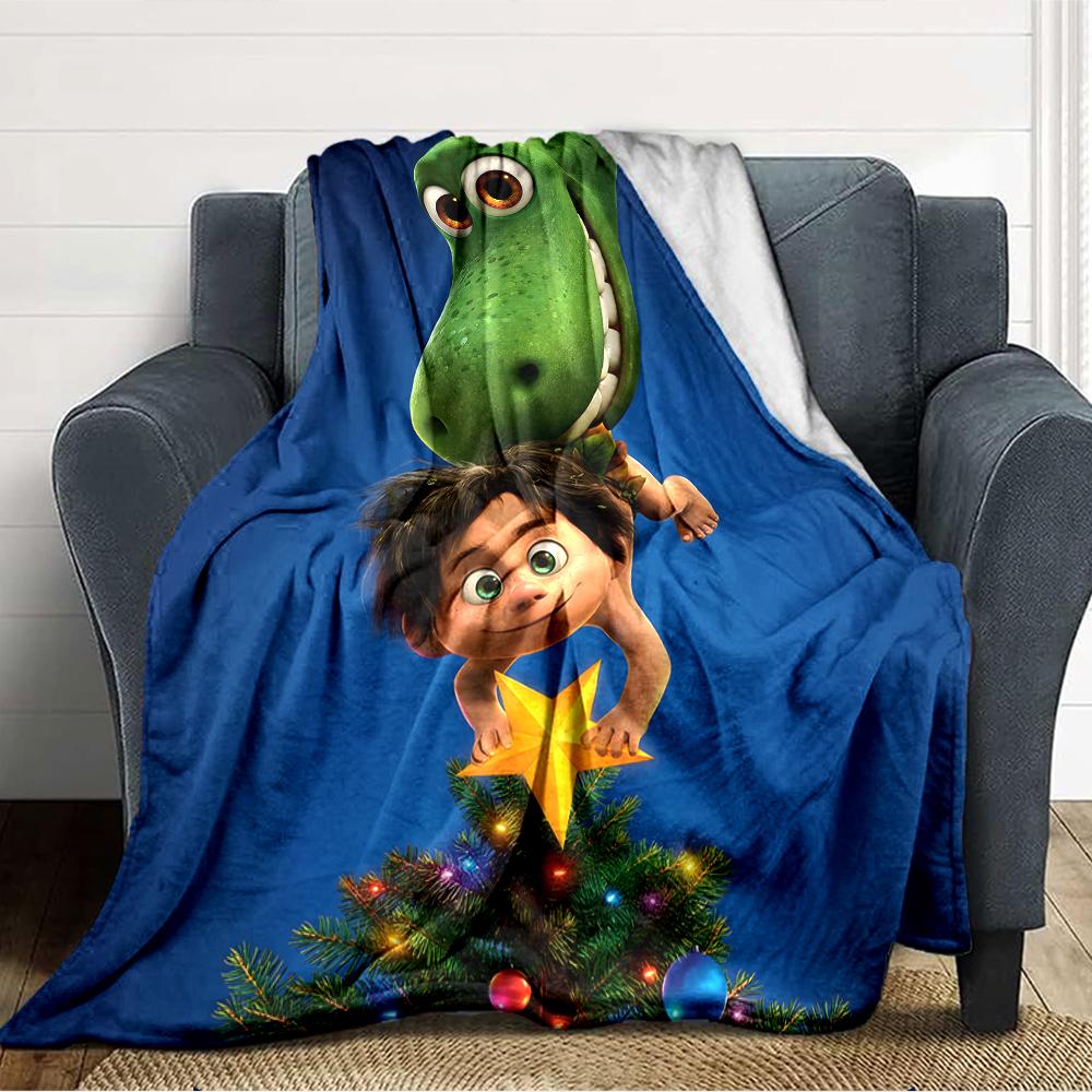 1pc The Good Dinosaur1 Blanket, Gift, for Men and Women, Soft Blanket, Good for Sofa Bed Couch Travel, Lightweight Flannel Blanket