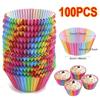 100pcs Paper Cake Cupcake Liners Baking Muffin Cup