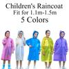 Детское пончо от дождя, одноразовое дорожное дождевик, пальто, аксессуары для походов на открытом воздухе, детский плащ, детская непромокаемая одежда