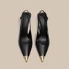 Pointed Toe High Heels Women Sandals Slingback Stilettos Shoes Sexy 2025 Summer New Woman Slippers Dress Party Brand Pumps Mujer