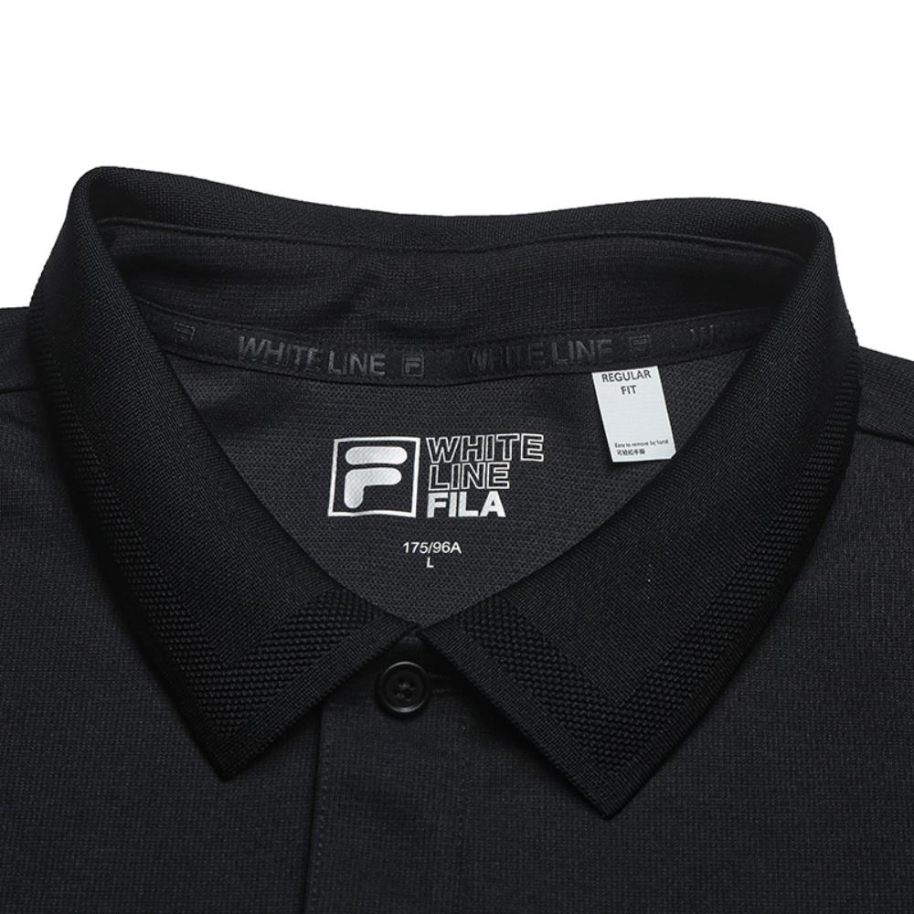 Fila Поло Heritage Casual Sports Мужские топы Черный F61M628101FBK