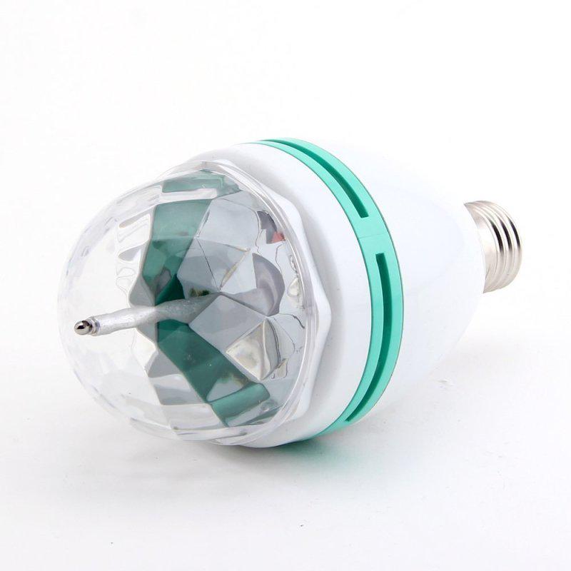 Горячий! Onedayshop® RGB Crystal Ball Effect Light E27 Светодиодное вращающееся сценическое освещение для дискотеки DJ Party