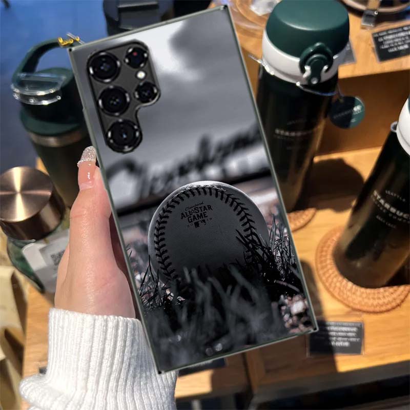 Baseball Cases Phone Case for Samsung Galaxy S26 Ultra S25 Edge S24 S23 FE S21 Plus S20 S22 Cover TPU Capa Shell Shockproof Patt