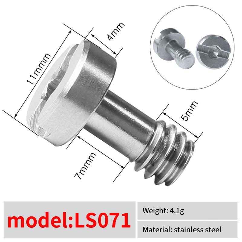 Высококачественный набор винтов для камеры 1/4 дюйма, винт для быстросъемной площадки, аксессуары для зеркальной камеры, адаптер для крепления на штатив для зеркальной камеры, штатив