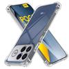 Прозрачный чехол для POCO F8 Ultra / POCO F8 Pro Чехол TPU Прозрачный Противоударный Защитный чехол для телефона Fundas Capa Coque