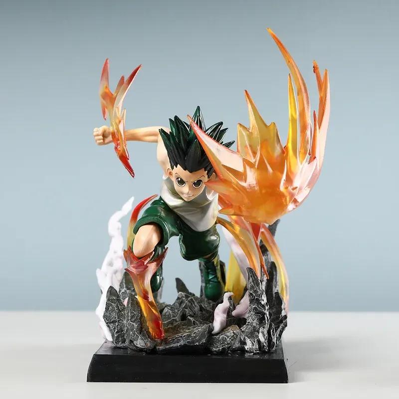 18см статуэтка ГК Киллуа Зольдика Hunter X Hunter Аниме Фигурка Коллекционная Модель ПВХ Настольное Украшение Подарок Для Фанатов Аниме