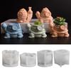 Creative Vase and Candle Crafting Mold Sturdy Planter and Candle Silicone Molds For Crafting Vases And Candle Ornament