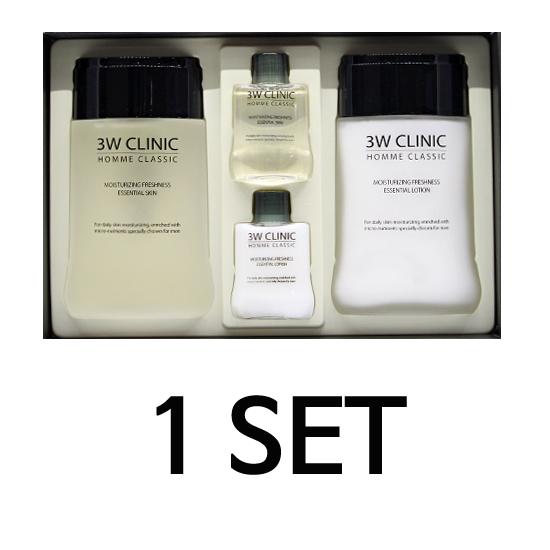 Homme Classic Essential для мужчин (НАБОР Тоник 150мл+30мл и лосьон 150мл+30мл) Уход за кожей Корейская косметика