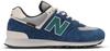 Кроссовки New Balance 574 nb navy с грифельным серым и еловым цветом