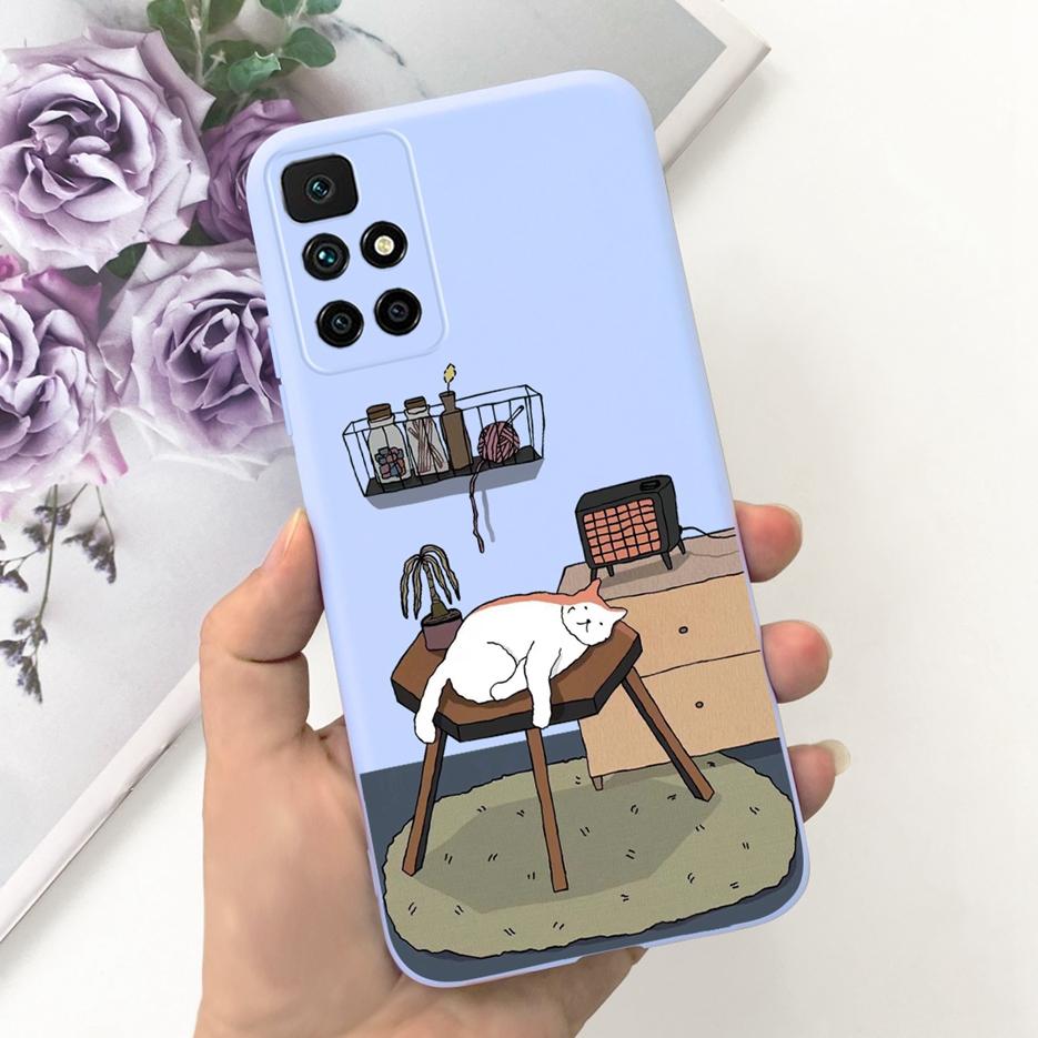 Для Xiaomi Redmi 10 2022 Чехол Милые Астронавты Мультяшная Крышка Мягкий Силиконовый Чехол Для Телефона Для Redmi 10 Prime Redmi10 Задняя Крышка Coque