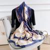 New Four Seasons Available New Silk Large Size Thin Outer Wear Neck Protection Scarf Sunscreen Warm Beach Towel For Women