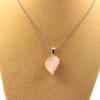 Stones and Minerals. Raw Morganite Necklace. 12.60 Ct. Africa.