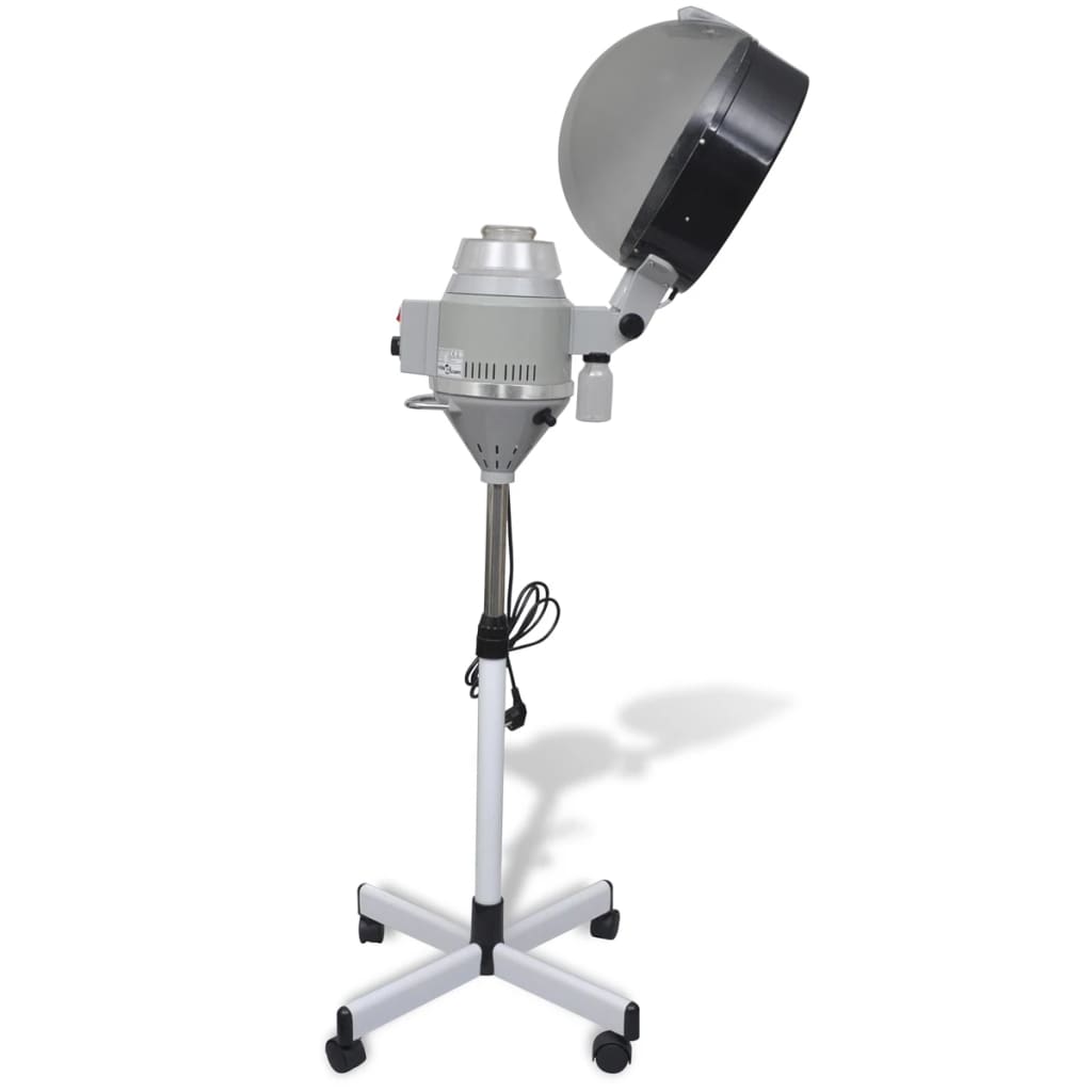 Hair steaming device on wheels