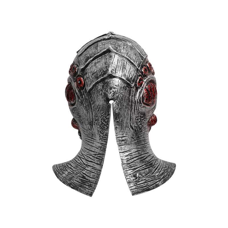 New Scary Skull Mask Green Alien Full-Face Latex Halloween Mask